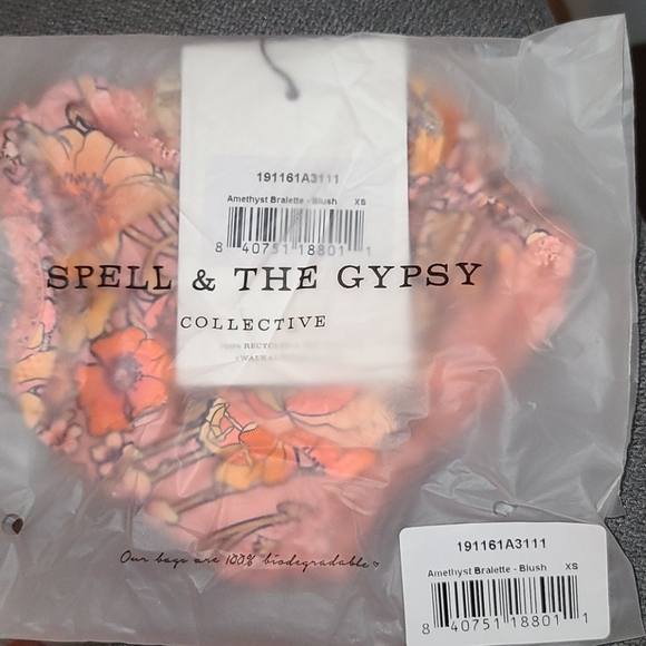 New spell designs amethyst bralette blush XS bra - Picture 12 of 16